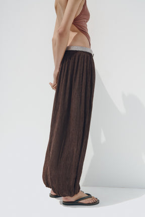 Strukturierte Ballonhose