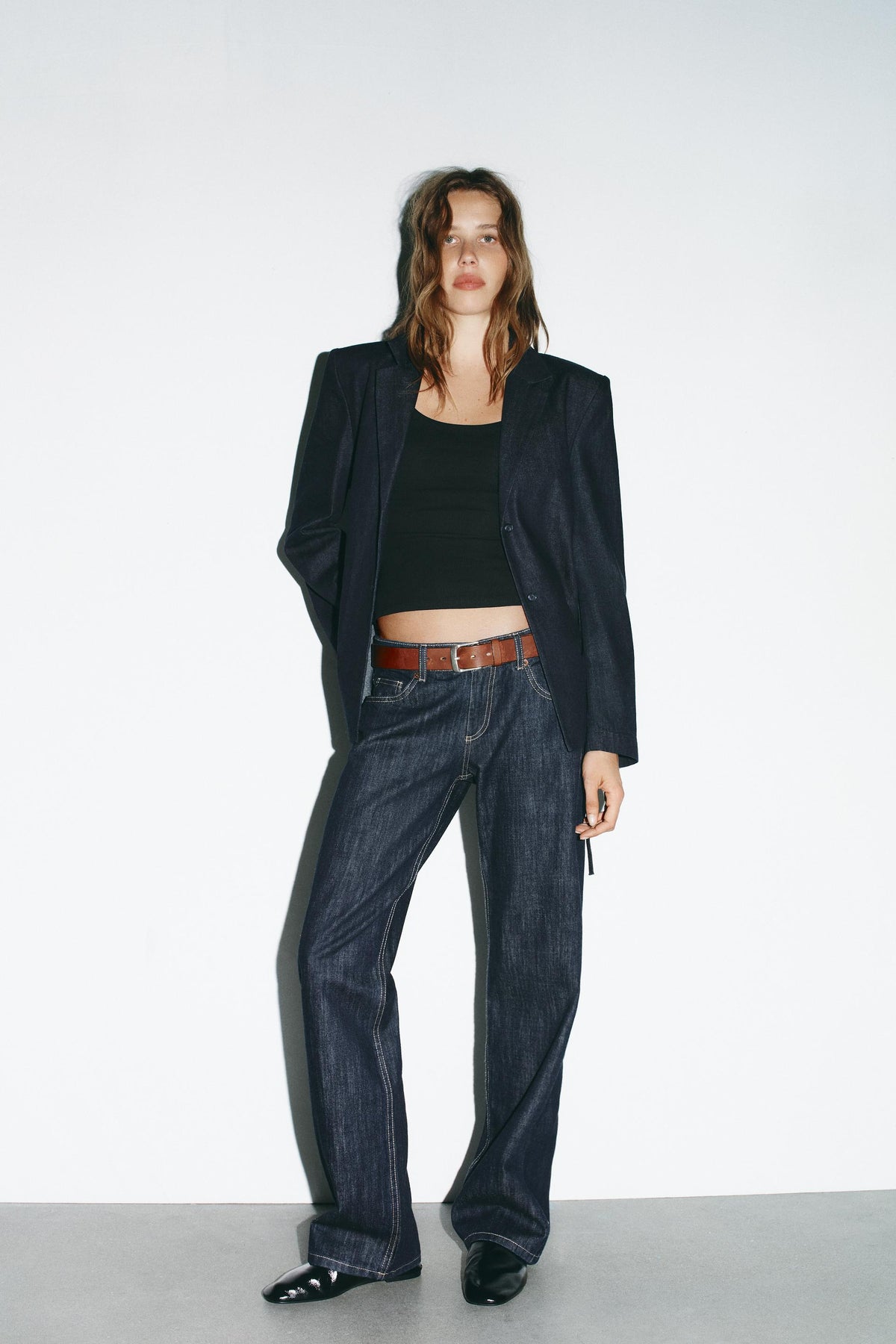 Hemdblazer mit Gürtel