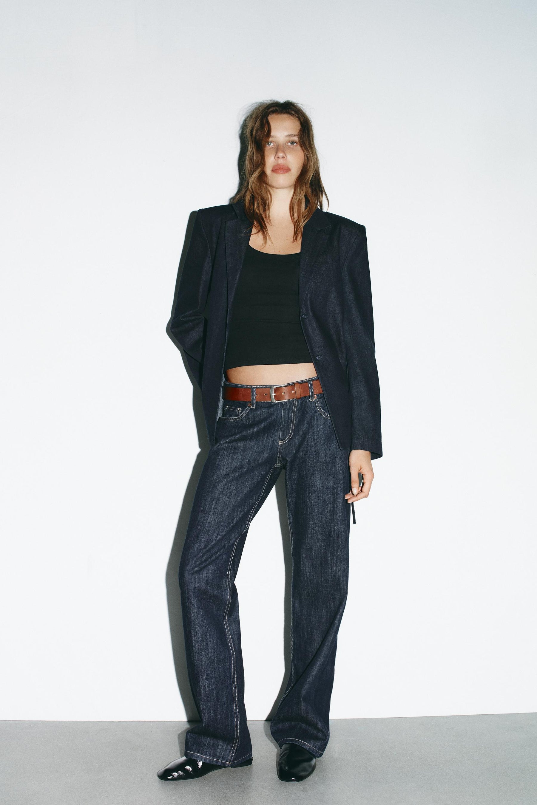 Hemdblazer mit Gürtel