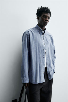 STRIPED TEXTURED SHIRT - Image 6