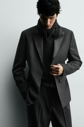 WOOL BLEND DINNER JACKET BLAZER - Image 7