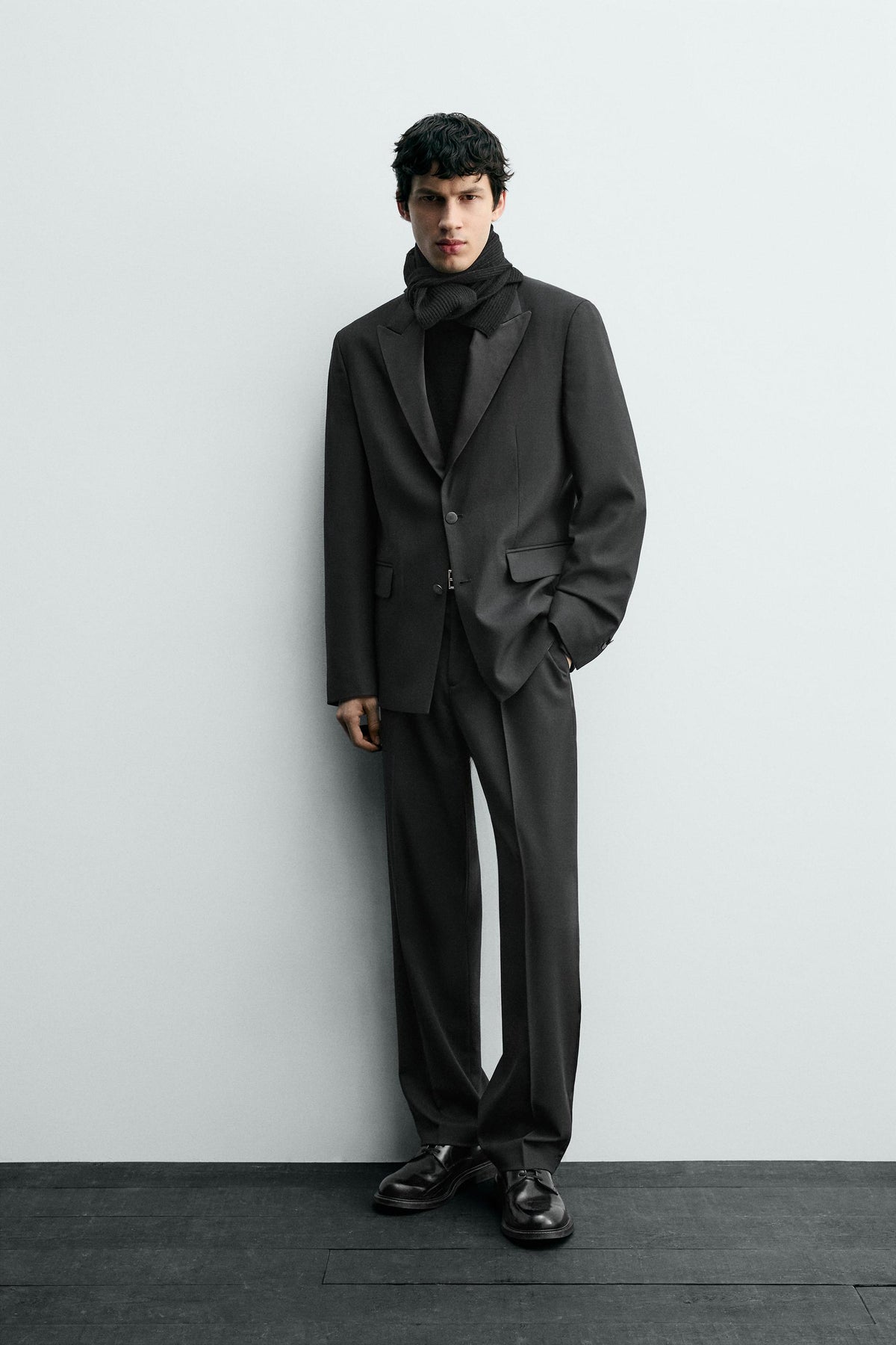 WOOL BLEND DINNER JACKET BLAZER - Image 1