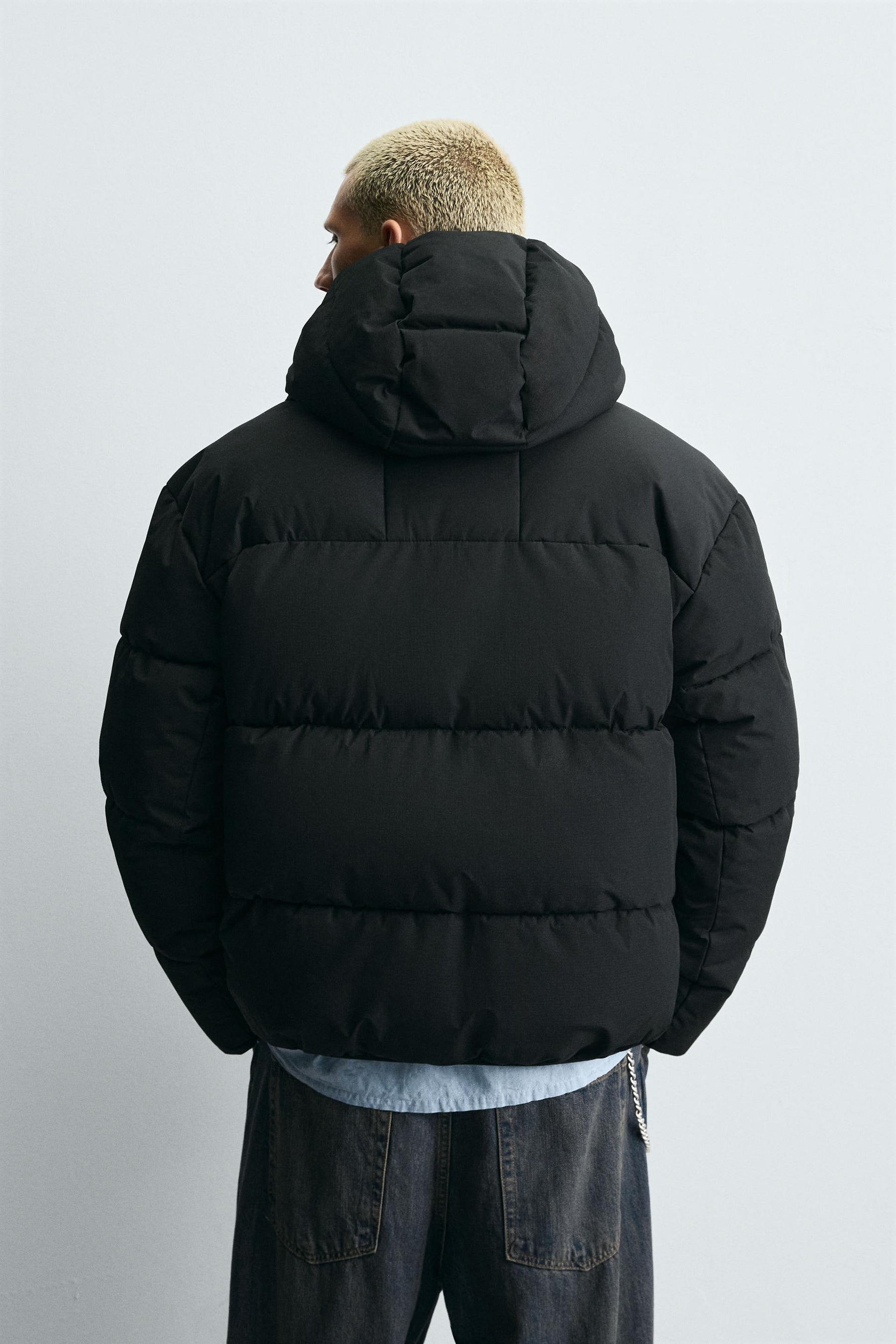 HOODED PUFFER JACKET - Image 3