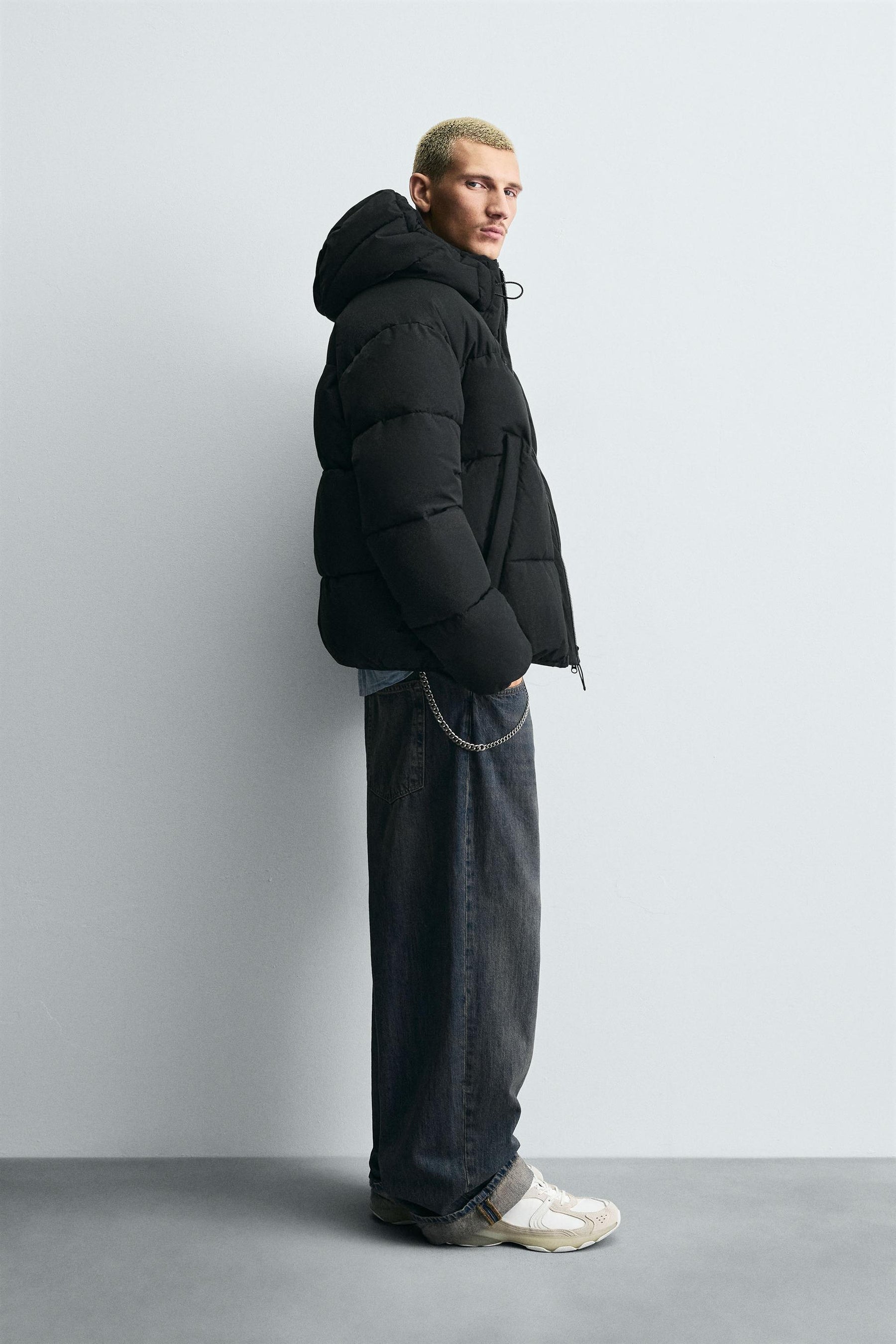 HOODED PUFFER JACKET - Image 4