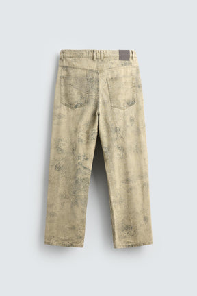 FADED PRINT BAGGY FIT TROUSERS - Image 7