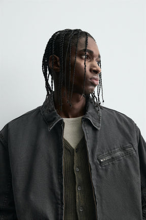 QUILTED DENIM JACKET - Image 5