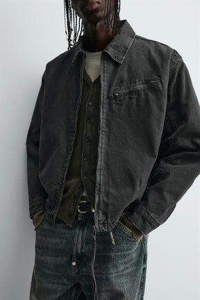QUILTED DENIM JACKET - Image 6