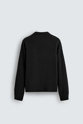 Jacquard-Strickjacke