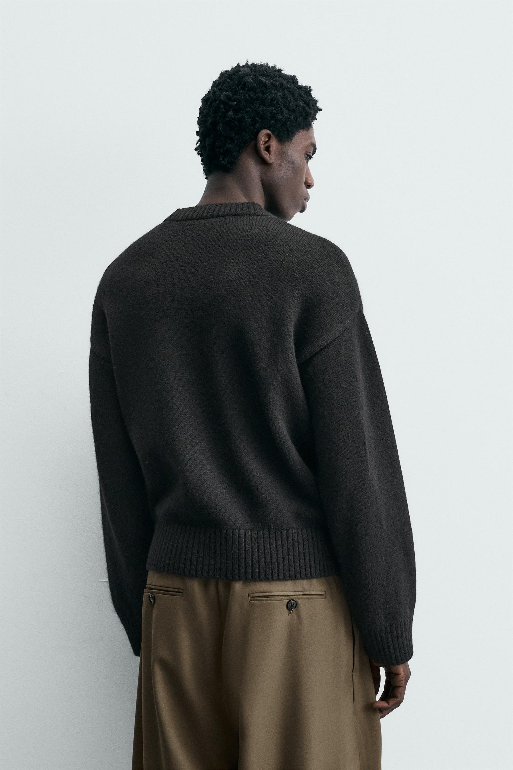 Jacquard-Strickjacke