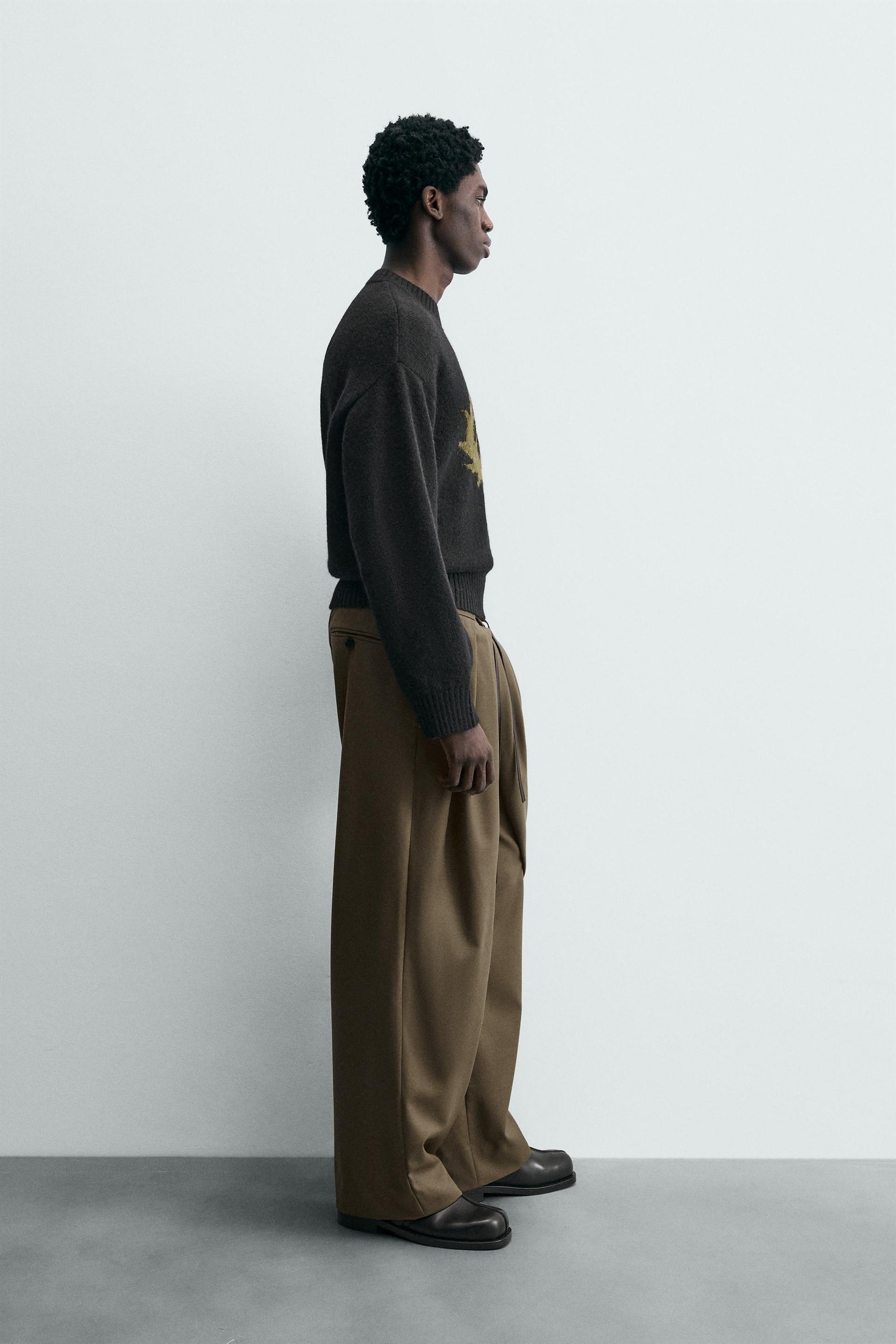 Jacquard-Strickjacke