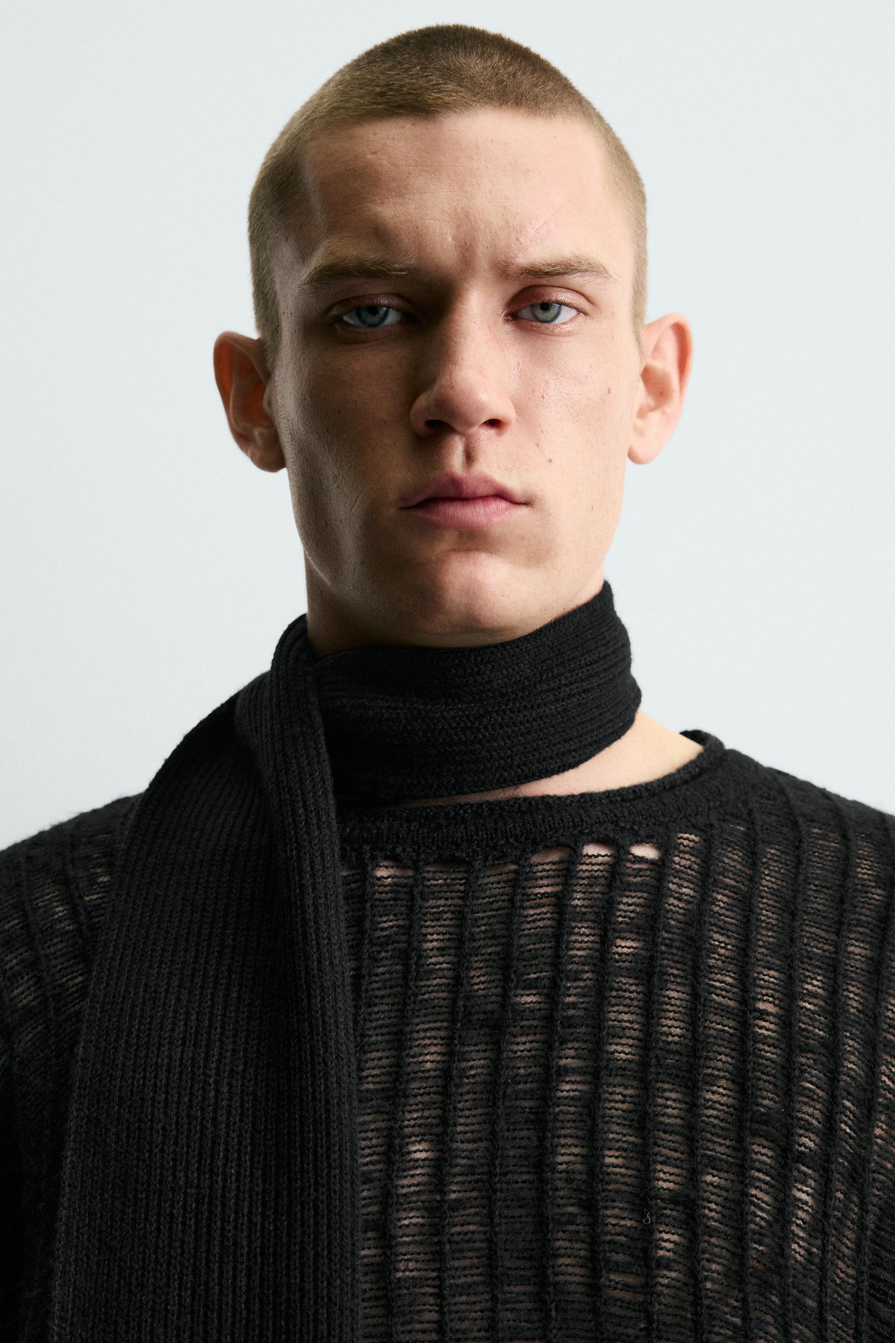 TEXTURED MESH JUMPER - Image 6