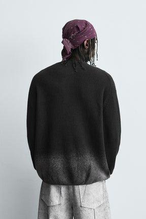 SPRAY EFFECT PRINT SWEATER - Image 3