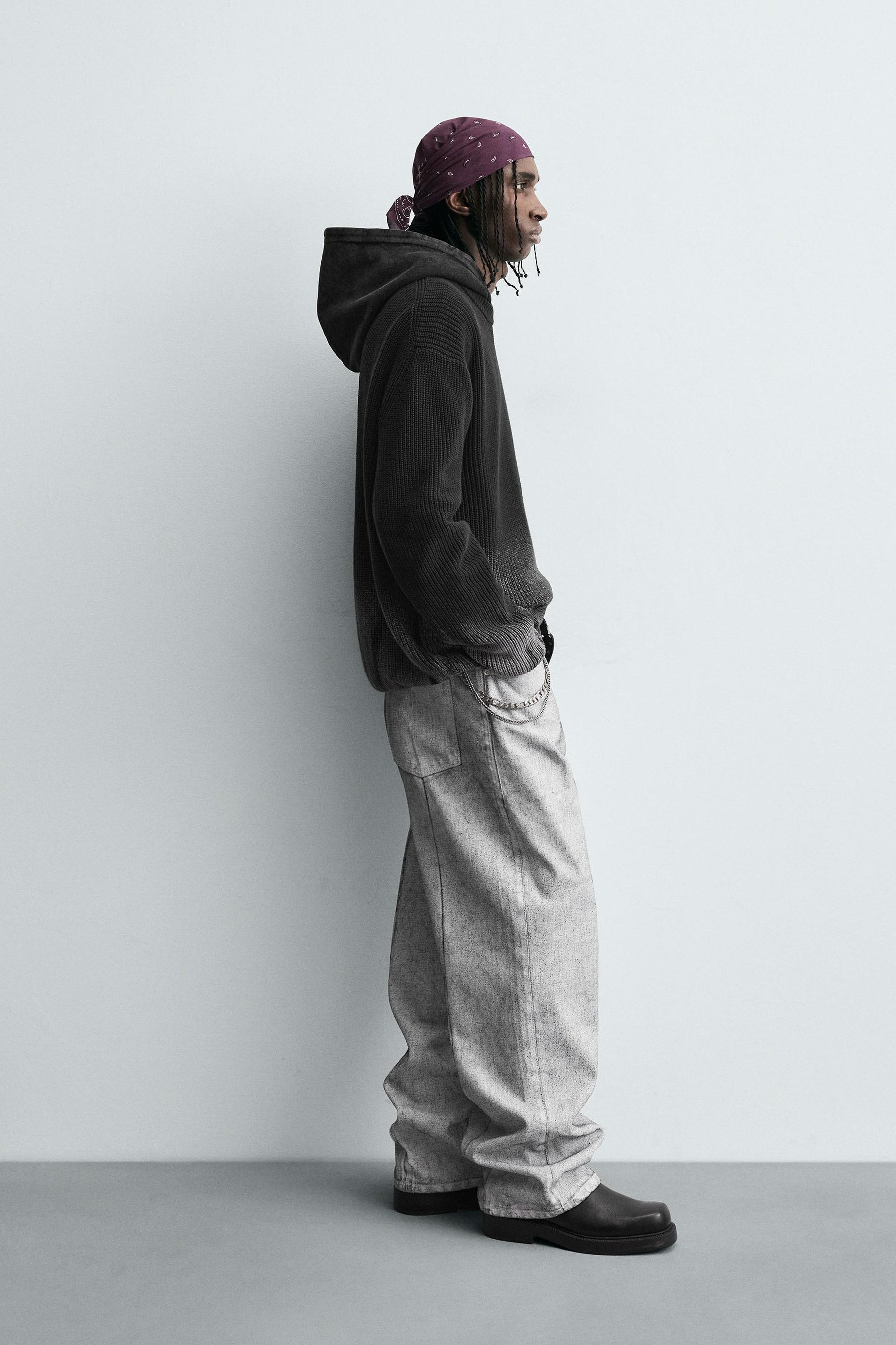 SPRAY EFFECT PRINT SWEATER - Image 4