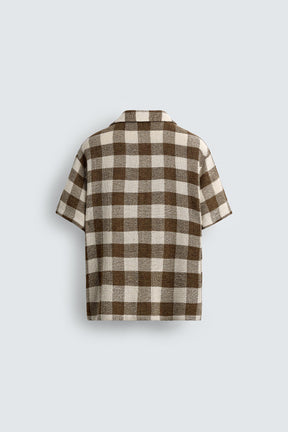 TEXTURED CHECK SHIRT - Image 9
