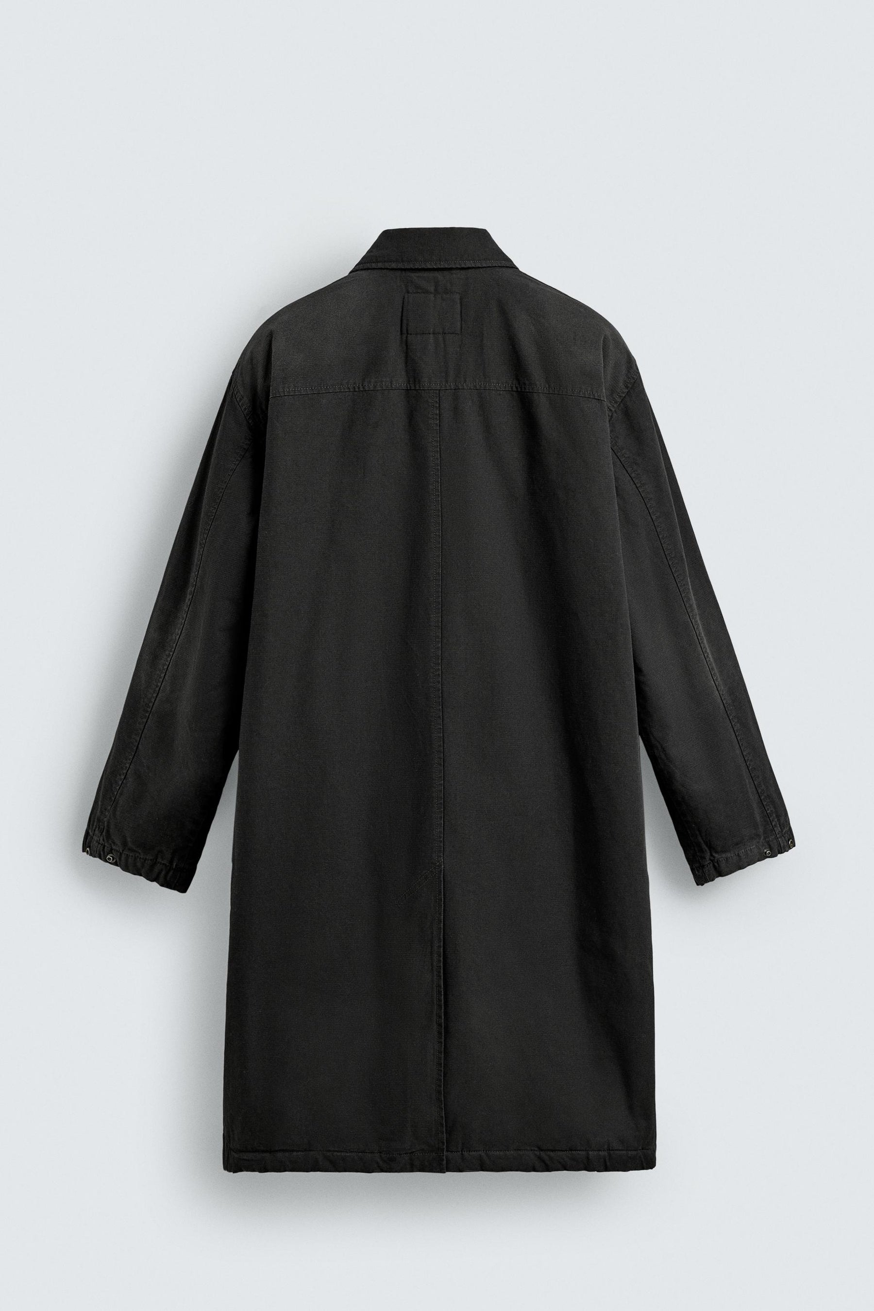 FADED DENIM COAT - Image 7