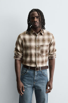 RELAXED FIT CHECK SHIRT - Image 2