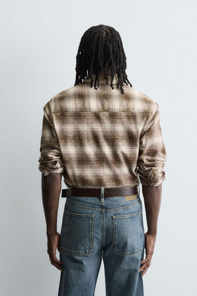 RELAXED FIT CHECK SHIRT - Image 3