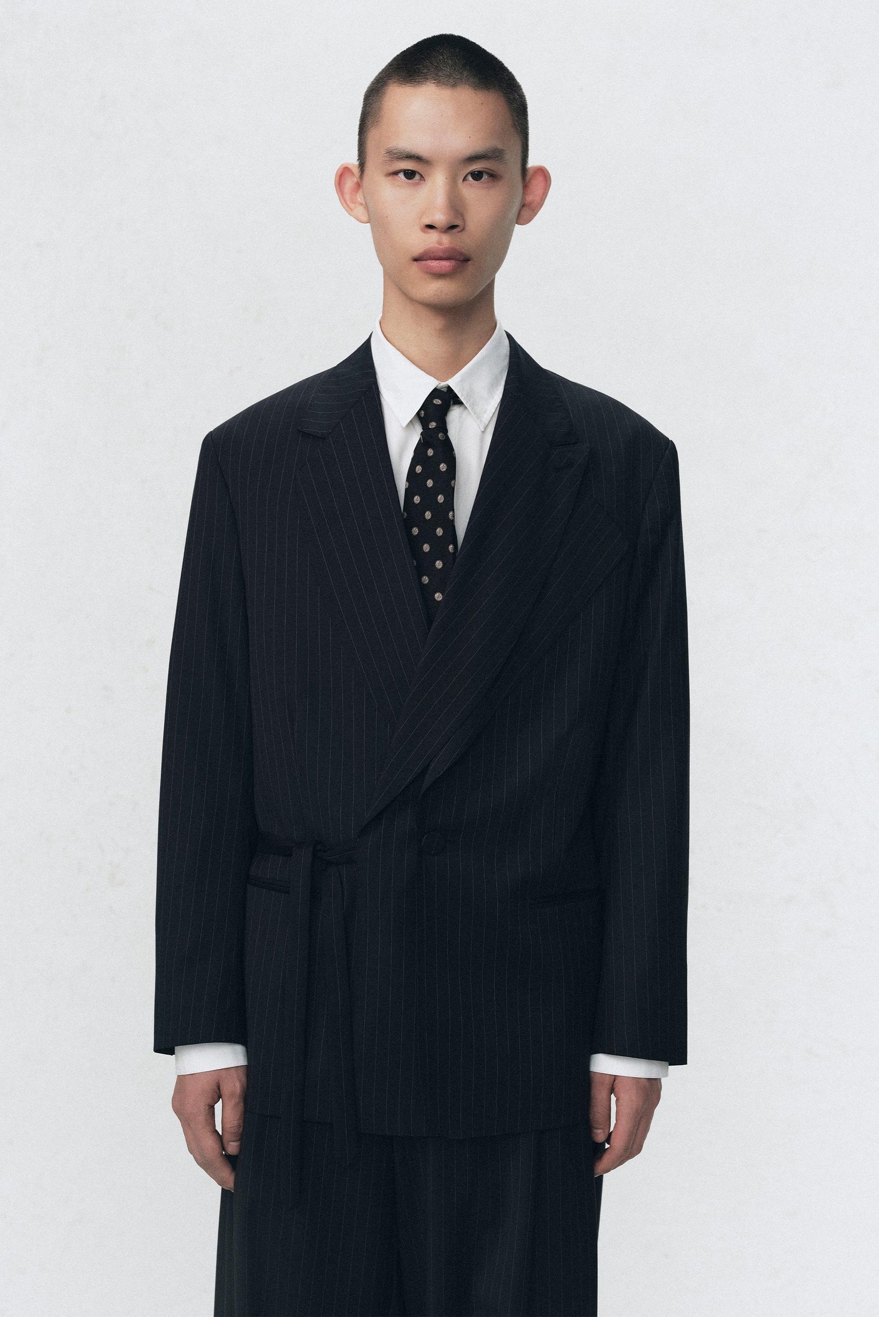 Nadelstreifen-Anzugjacke