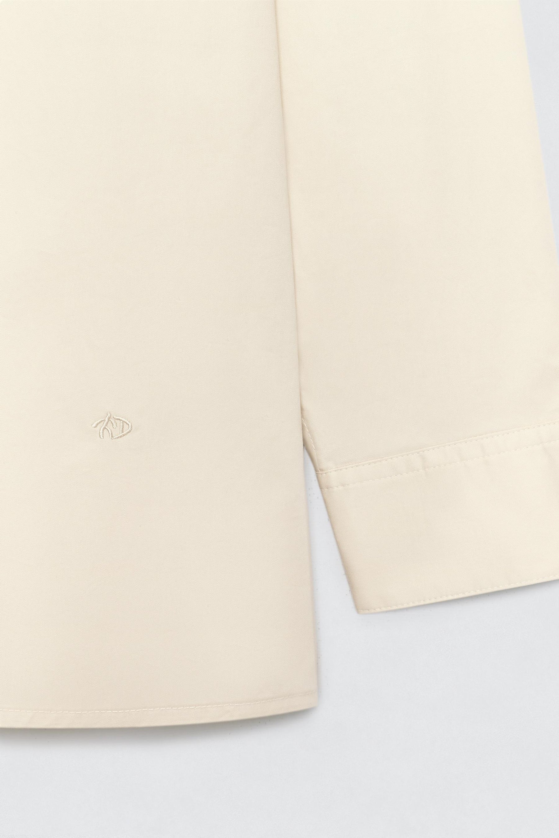 Lässiges Popelinehemd