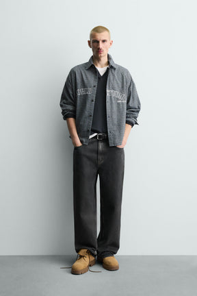 EMBROIDERED CHECK SHIRT - Image 1
