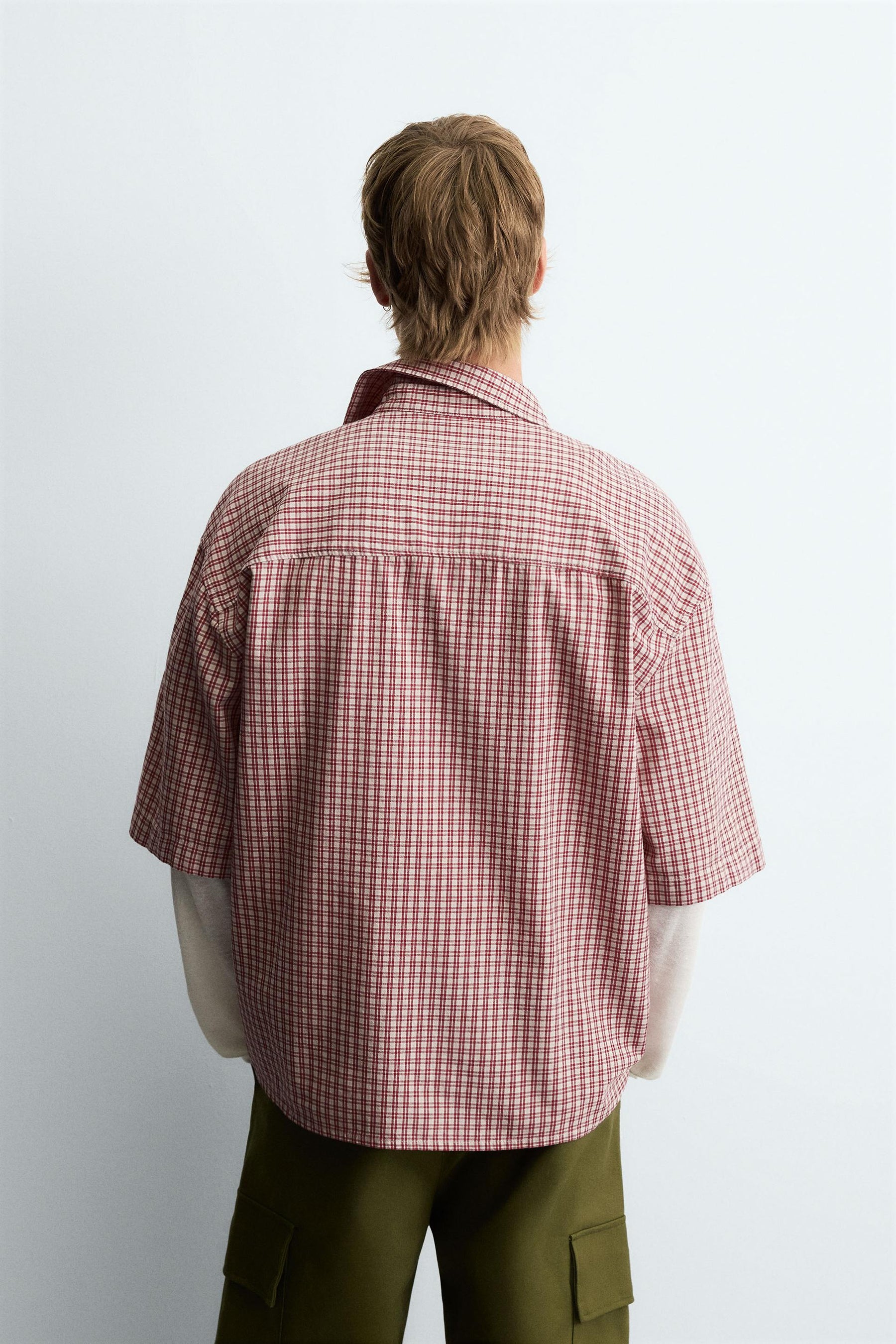 RELAXED FIT CHECK SHIRT - Image 3