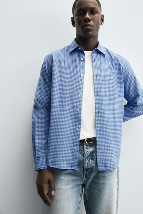 CHECK SHIRT WITH POCKET - Image 5