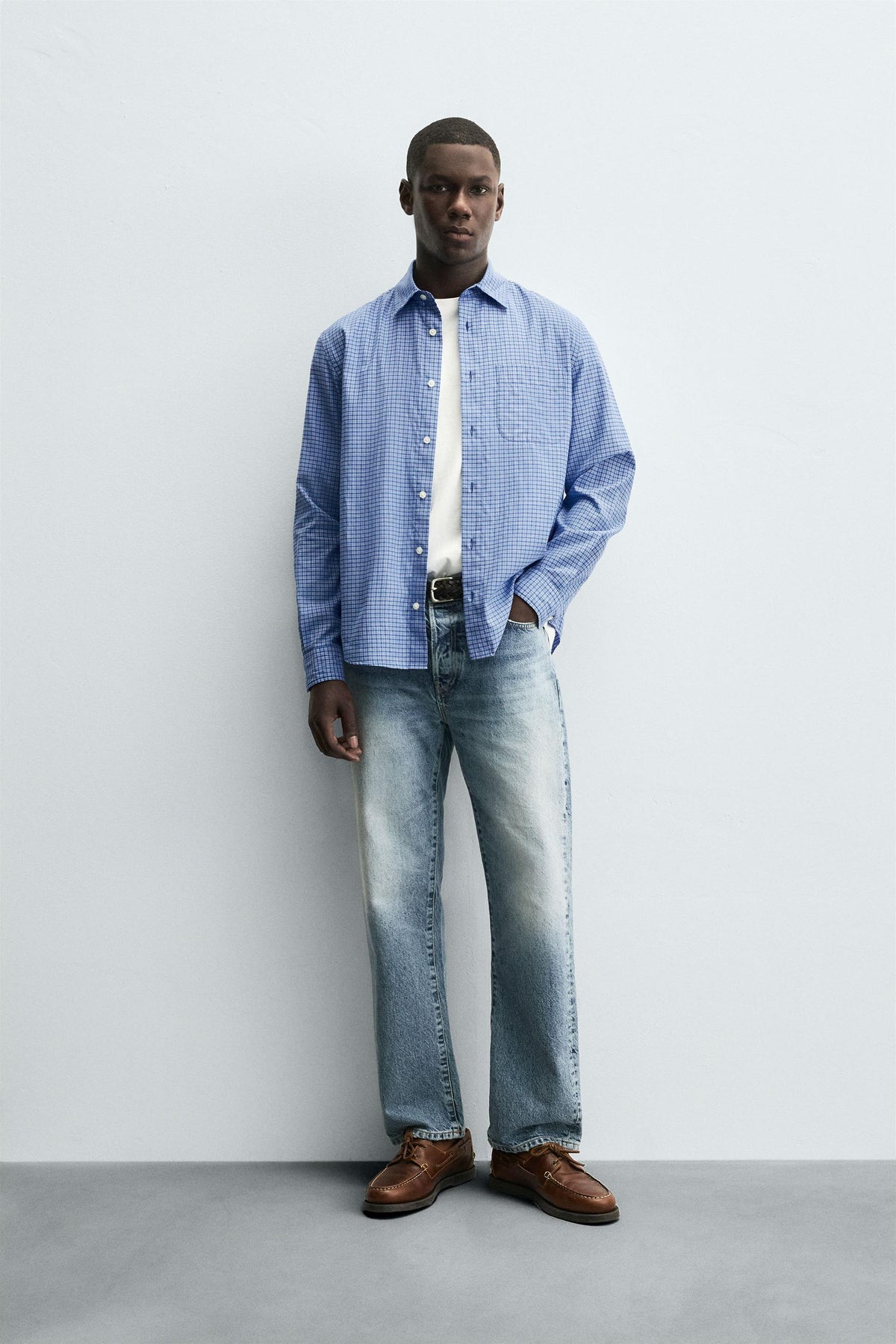 CHECK SHIRT WITH POCKET - Image 1