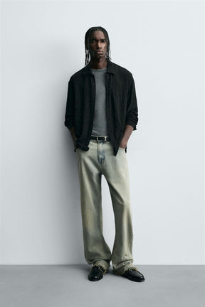 TEXTURED CHECK SHIRT - Image 1