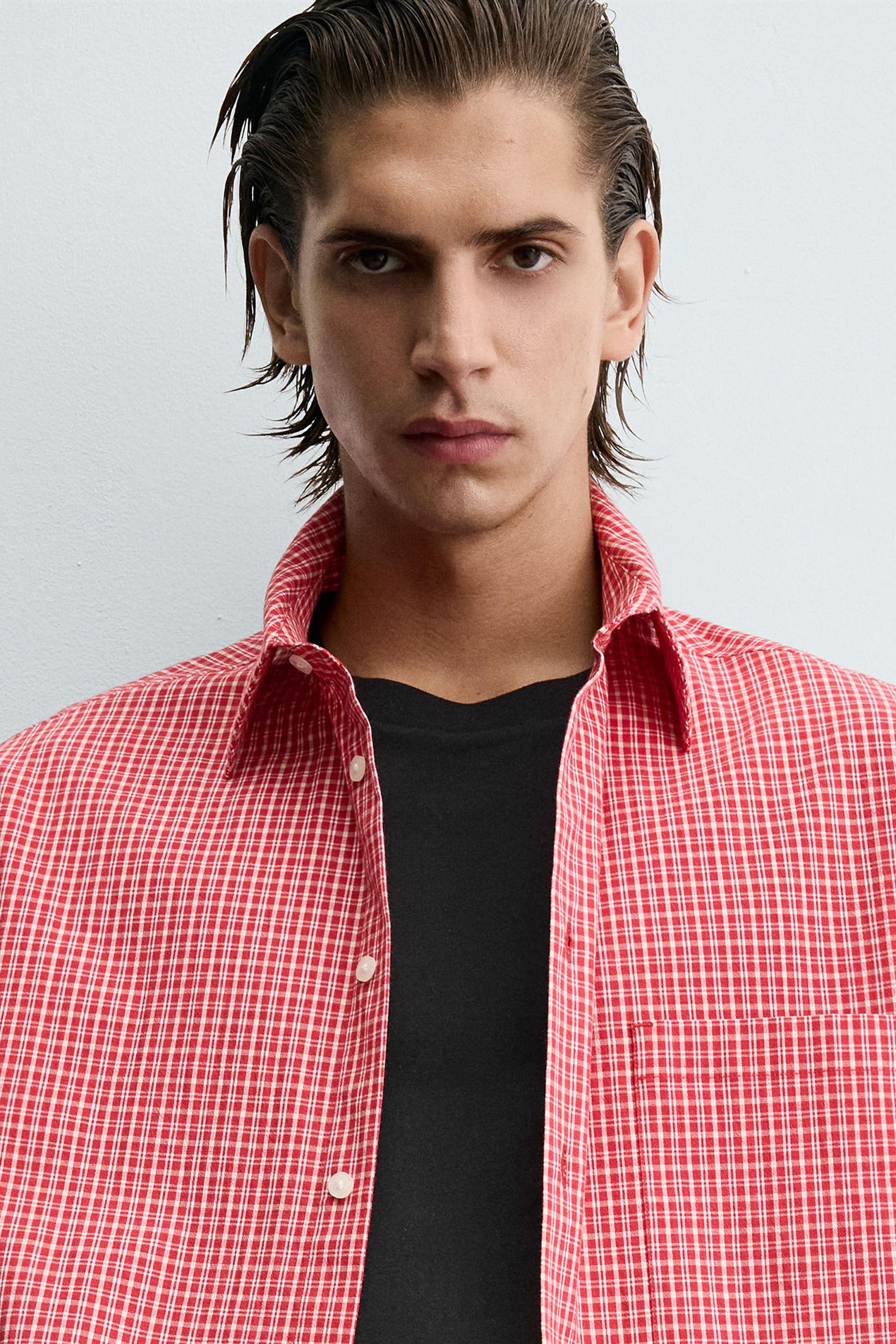 CHECKED RELAXED FIT SHIRT - Image 6