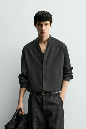 FLUID TEXTURED SHIRT - Image 2