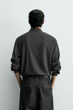 FLUID TEXTURED SHIRT - Image 3