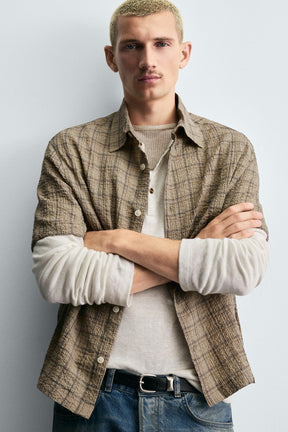 TEXTURED STRUCTURE SHIRT - Image 5