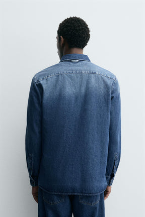 WASHED DENIM SHIRT - Image 3