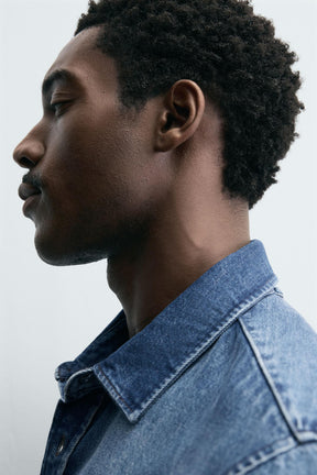 WASHED DENIM SHIRT - Image 6
