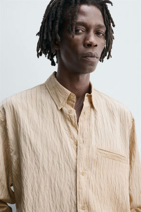 STRIPED FLOWING SHIRT - Image 5