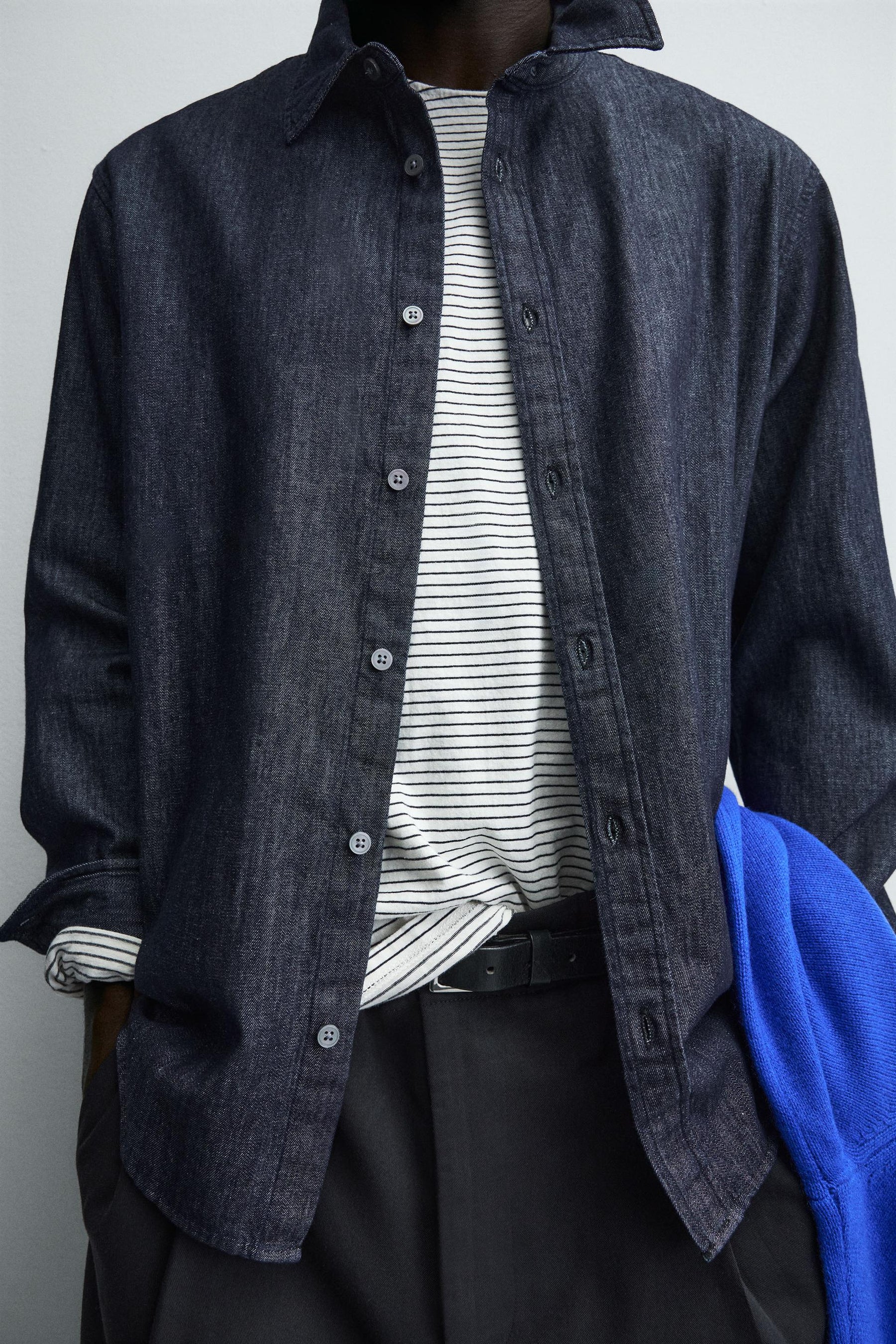 REGULAR FIT DENIM SHIRT - Image 5