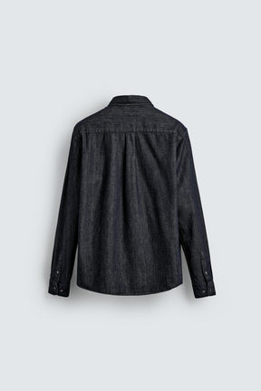 REGULAR FIT DENIM SHIRT - Image 8