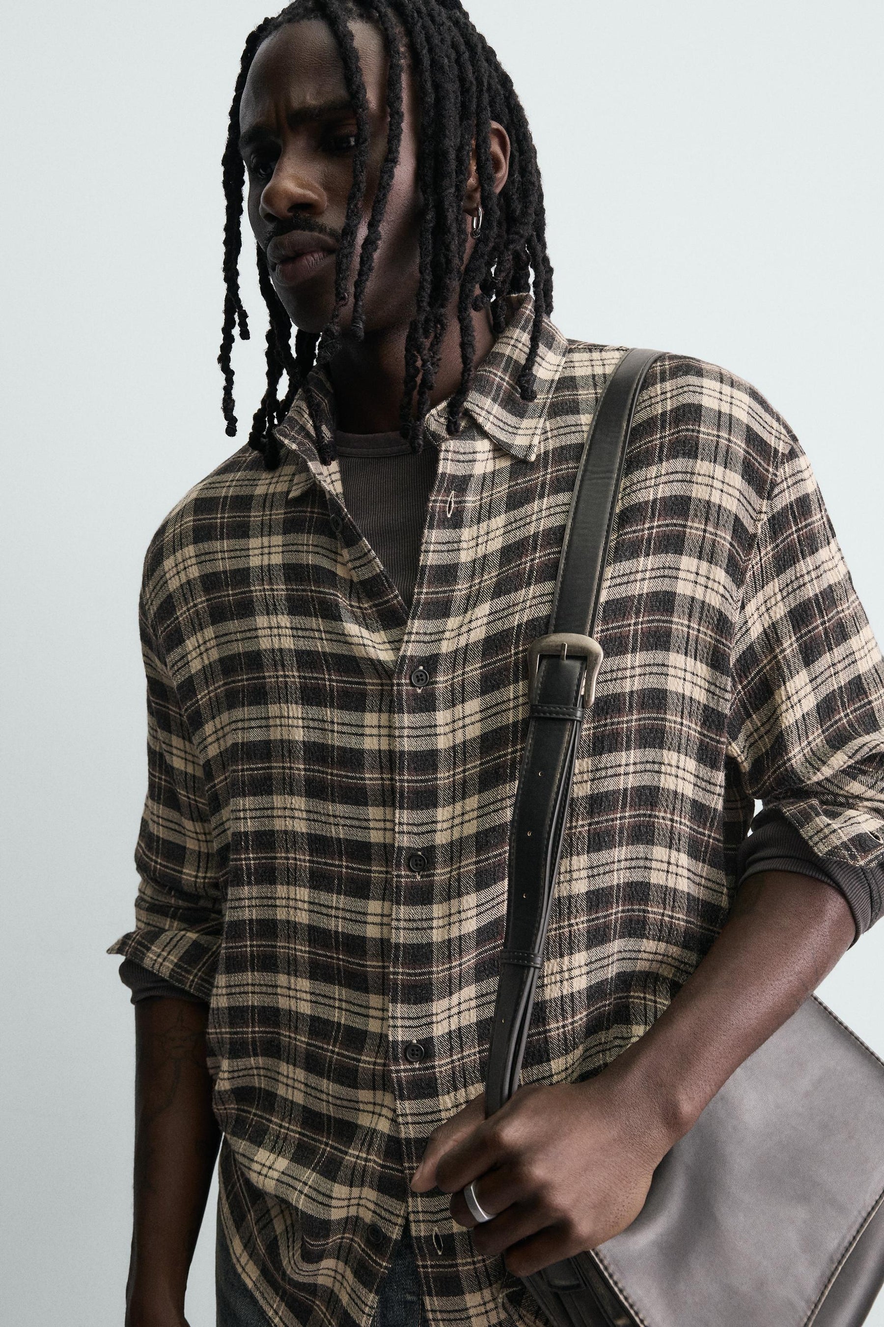 Lässiges kariertes Hemd