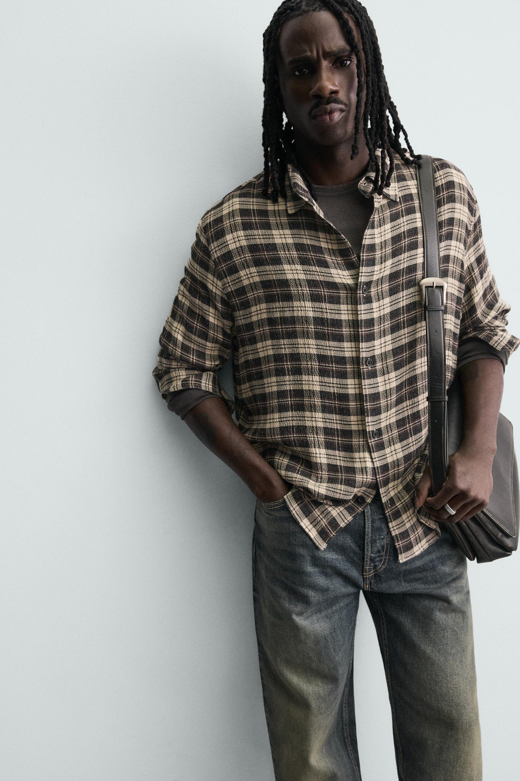 Lässiges kariertes Hemd