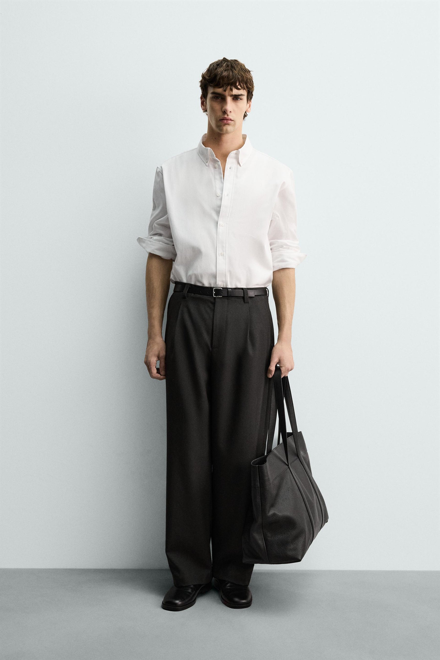 Strukturiertes Regular Shirt