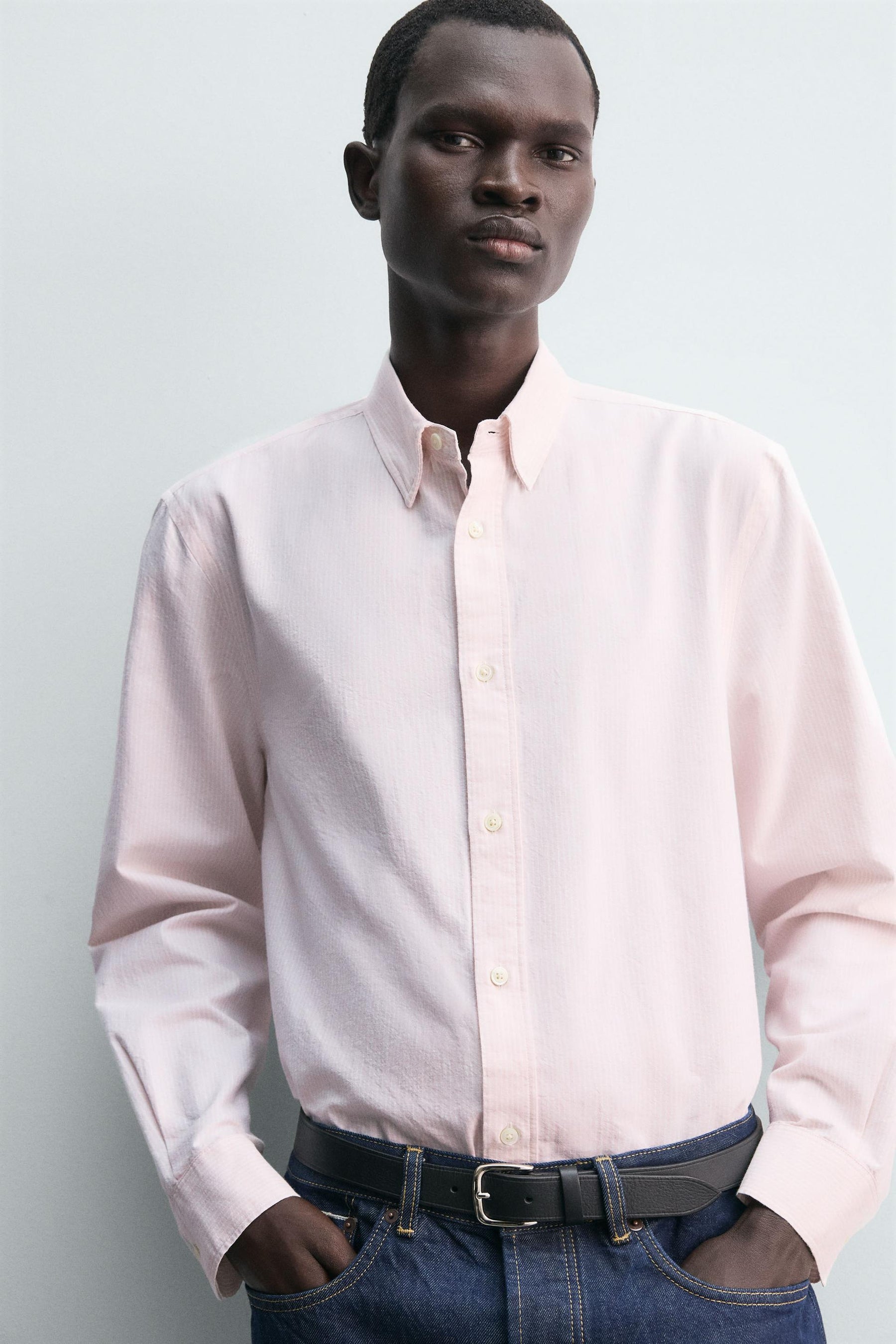 STRIPED OXFORD SHIRT - Image 6