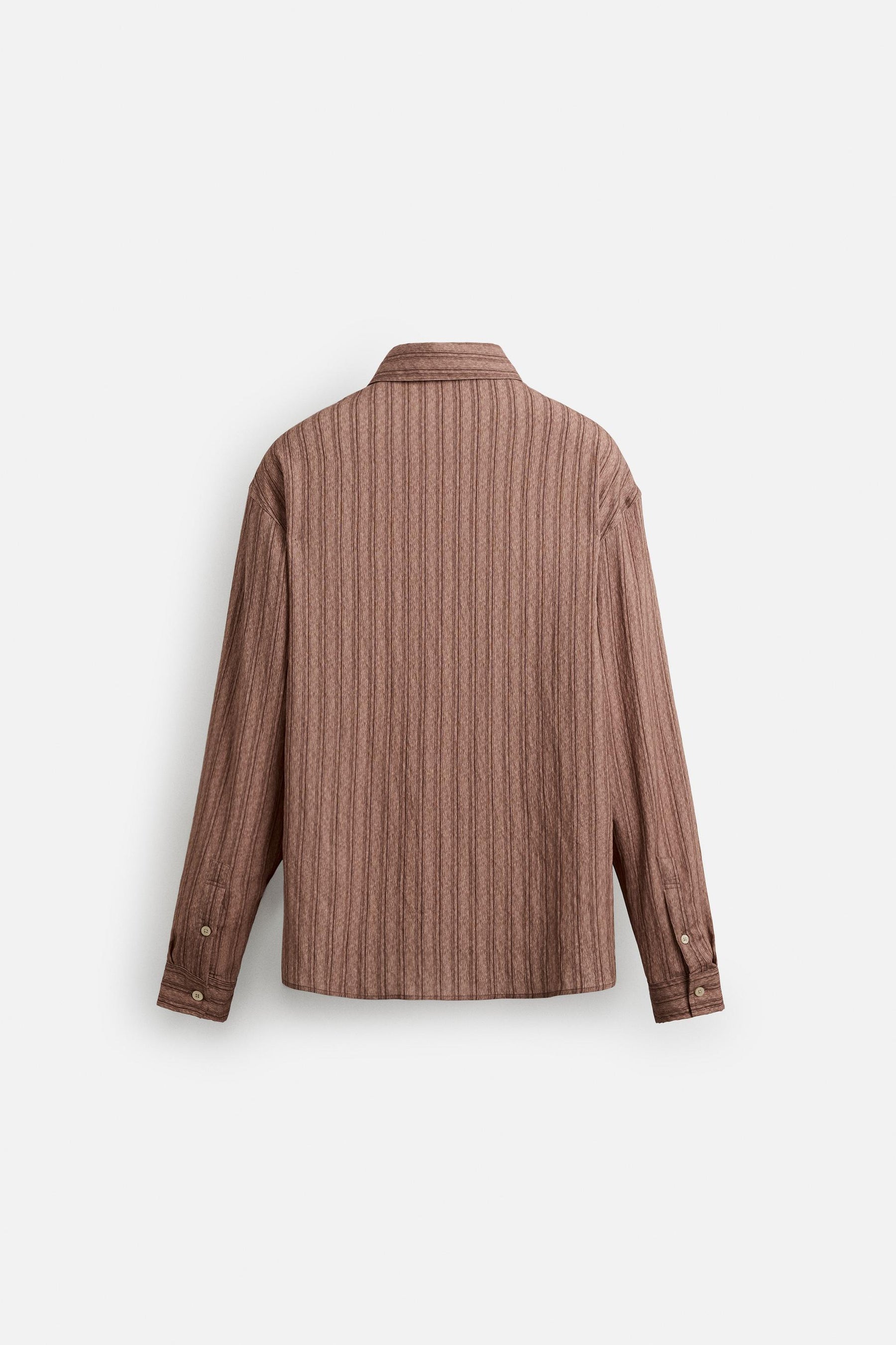 STRIPED FLOWING SHIRT - Image 6