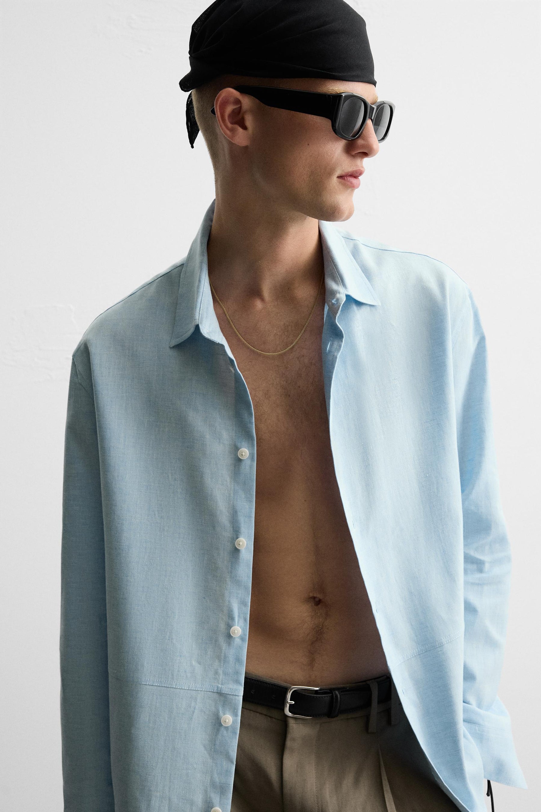 LINEN/COTTON SHIRT - Image 6
