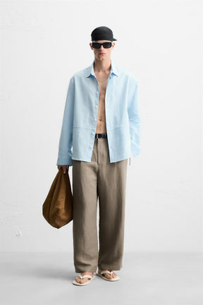 LINEN/COTTON SHIRT - Image 1