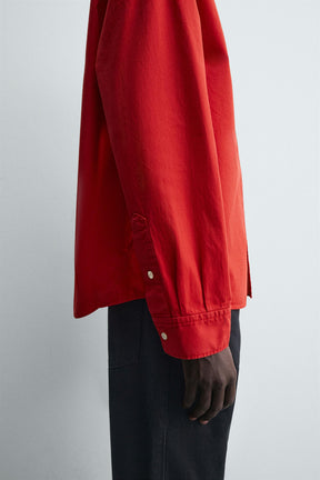 COMPACT COTTON RELAXED FIT SHIRT - Image 6