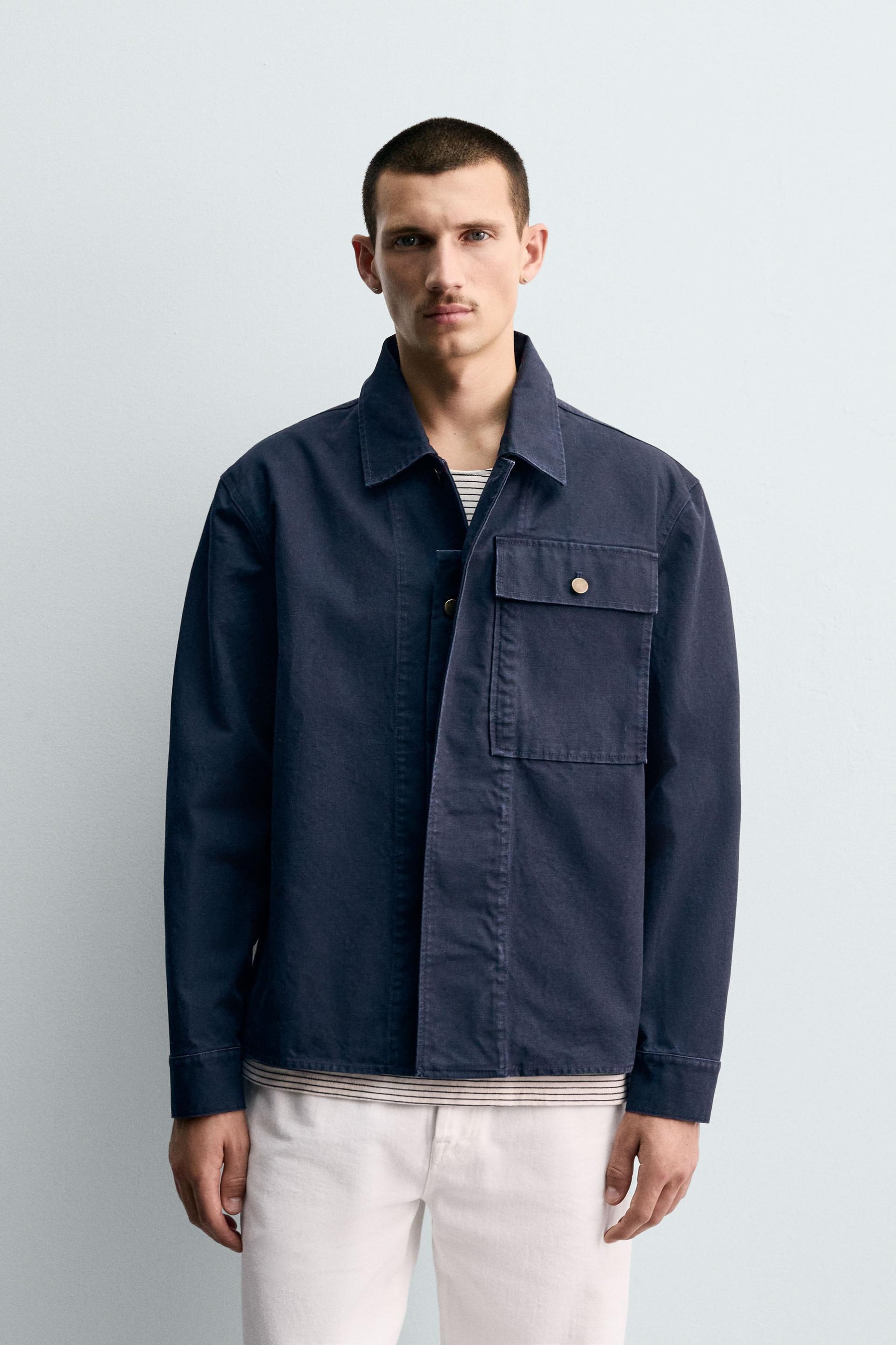 CANVAS POCKET OVERSHIRT - Image 2