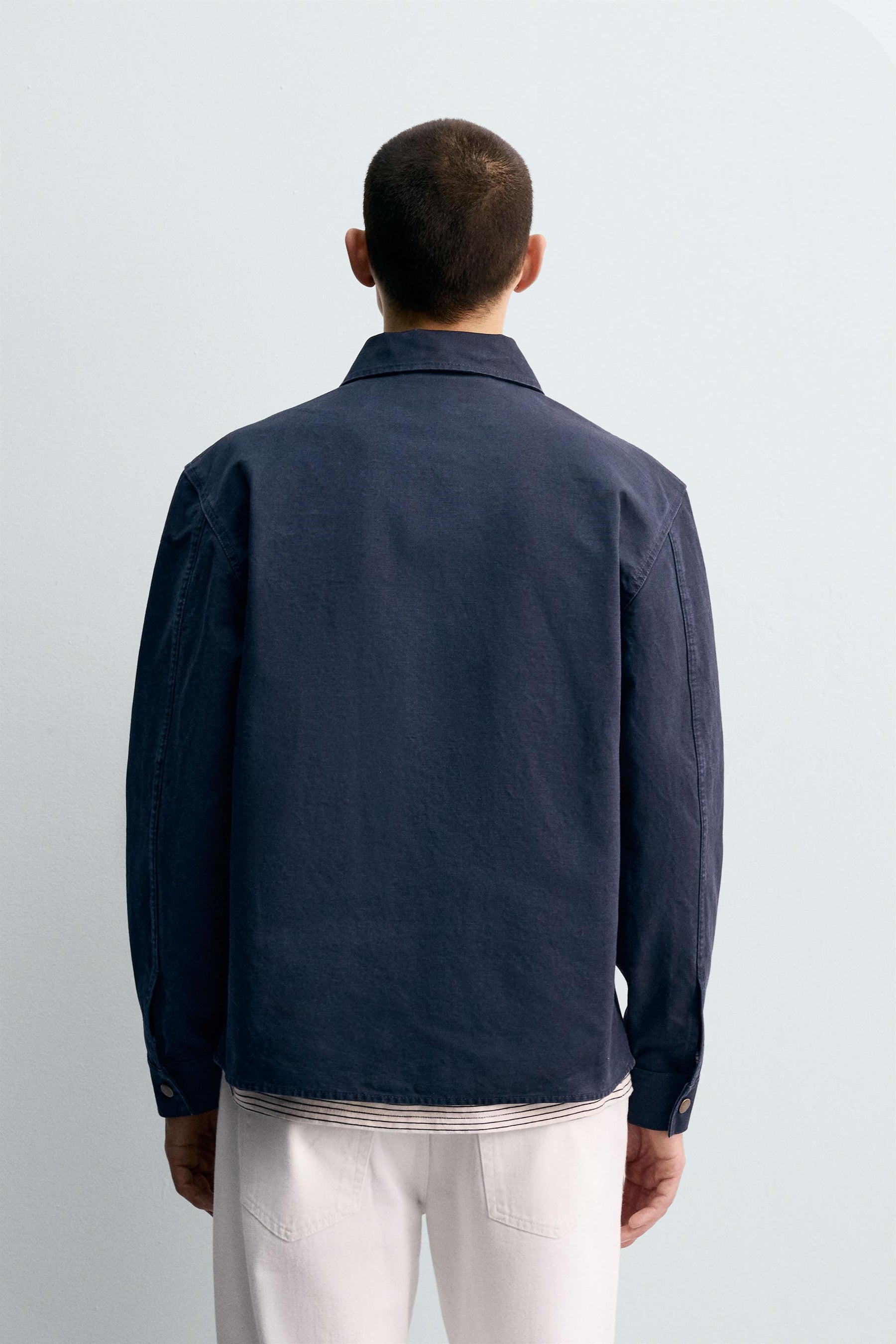 CANVAS POCKET OVERSHIRT - Image 3