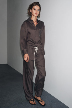 Gestreifte Pyjamahose