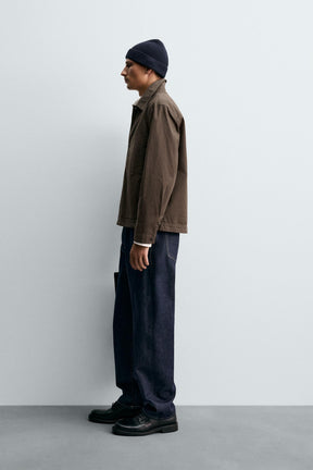 WASHED REGULAR FIT OVERSHIRT - Image 4