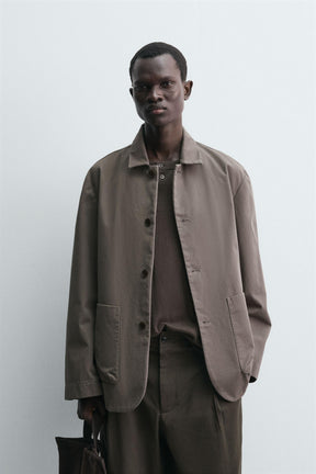 COTTON RELAXED FIT BLAZER - Image 2